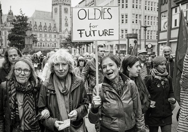 Fridays 20.September 2019, Hamburg, Klimastreik Demo in Hamburg mit 100 000 Teilnehmern