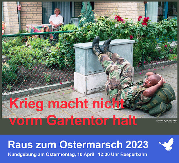 Ostermarsch 2023 Gartentor 1995 Zeven Militärischer Marschierwettbewerb